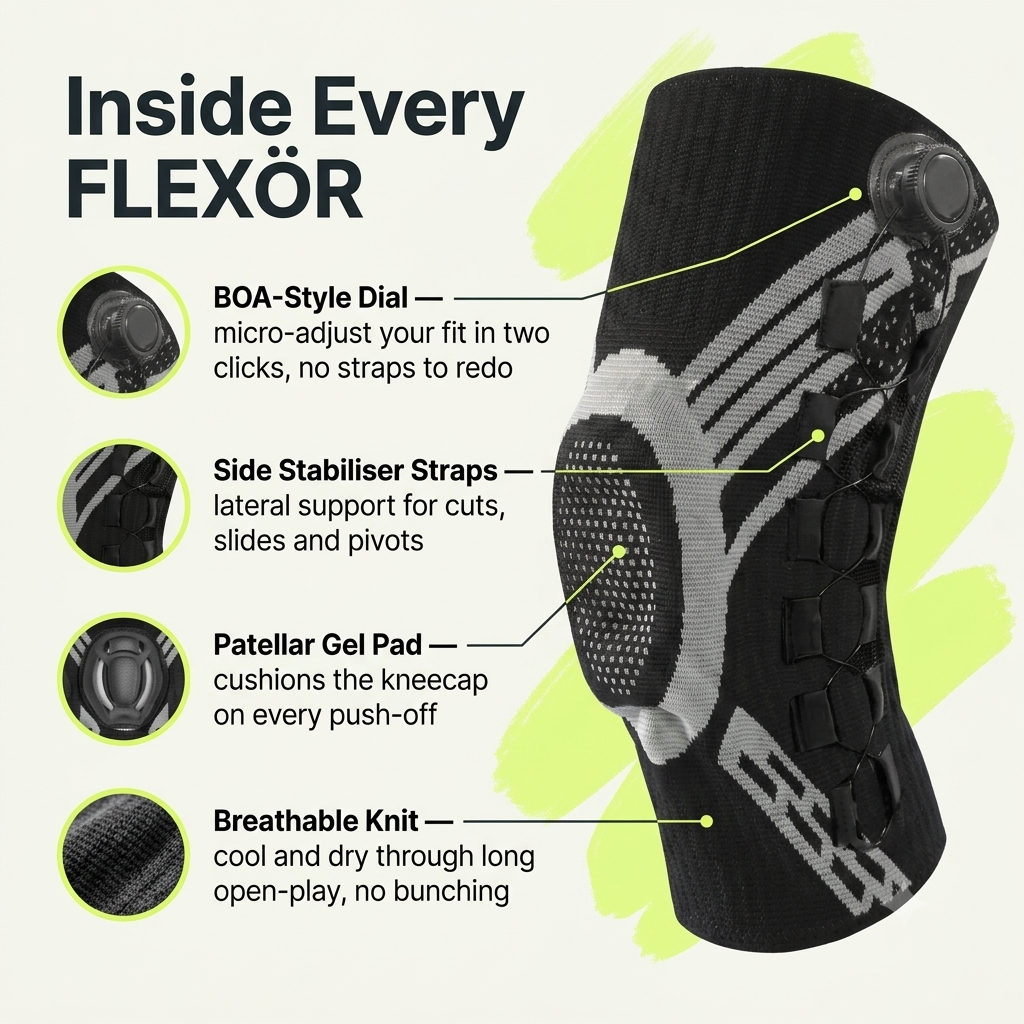 FLEXOR Court Knee Brace